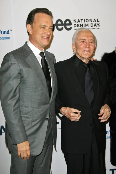 Tom Hanks and Kirk Douglas — Zdjęcie stockowe