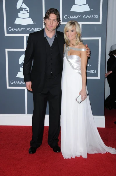 Carrie Underwood at the 52nd Annual Grammy Awards - Arrivals, Staples Center, Los Angeles, CA. 01-31-10 — Stock Photo, Image