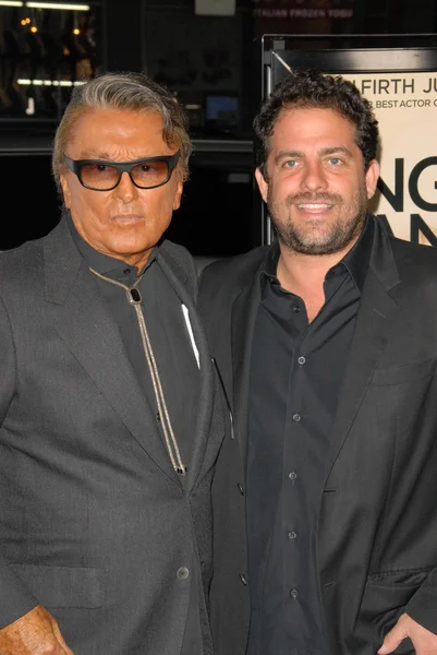 Robert evans und brett ratner — Stockfoto