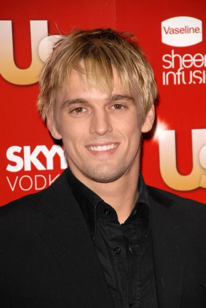 Aaron carter v USA týdenní horké hollywood styl 2009 strana, voyeur, west hollywood, ca. 11-18-09 — Stock fotografie