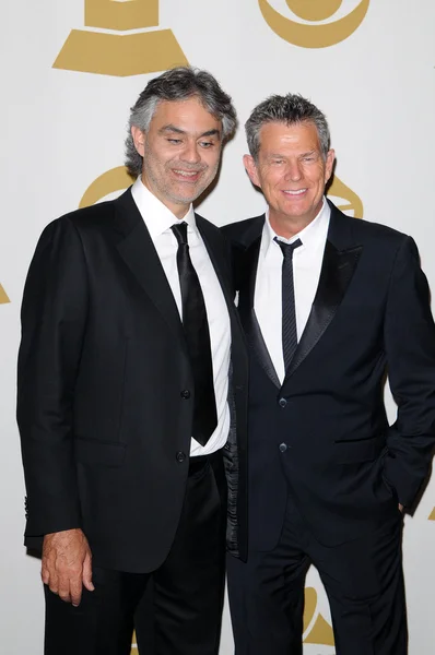 Andrea bocelli, david pfleger — Stockfoto