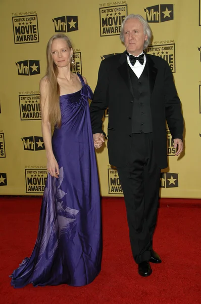 Suzy amis und james cameron — Stockfoto