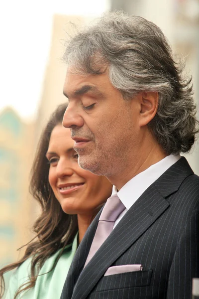 Veronica Berti e Andrea Bocelli — Fotografia de Stock