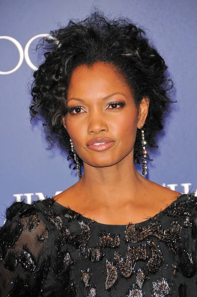 Garcelle beauvais-nillon im jimmy choo für h & m collection, private location, los angeles, ca. 09-02-11 — Stockfoto