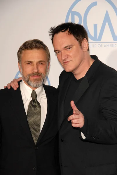 Christoph Waltz and Quentin Tarantino — Zdjęcie stockowe
