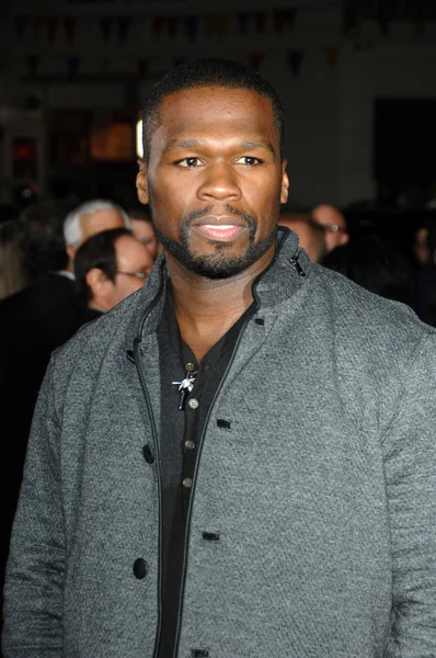 50 cent en el la saga crepúsculo, luna nueva estreno de los Ángeles, teatro del pueblo de mann, westwood, aprox. 16/11/09 — Foto de Stock