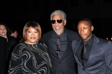 Zindzi mandela, morgan freeman ve zwelabo mandela