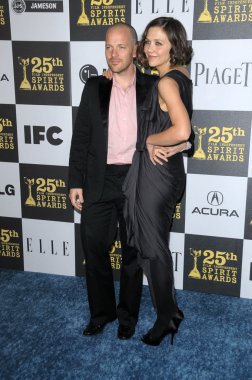 Peter Sarsgaard and Maggie Gyllenhaal at the 25th Film Independent Spirit Awards, Nokia Theatre L.A. Live, Los Angeles, CA. 03-06-10