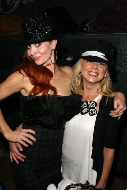 Phoebe Price and Stephanie Collins at the Glitter Girl Couture and Casuals launch party presenting Phoebe Price Designs. 22431 Antonia Parkway, Rancho Santa Margarita, CA. 03-14-09