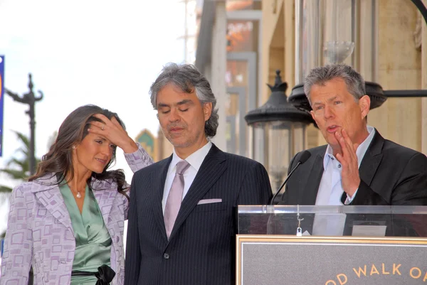 Veronica berti och andrea bocelli — Stockfoto