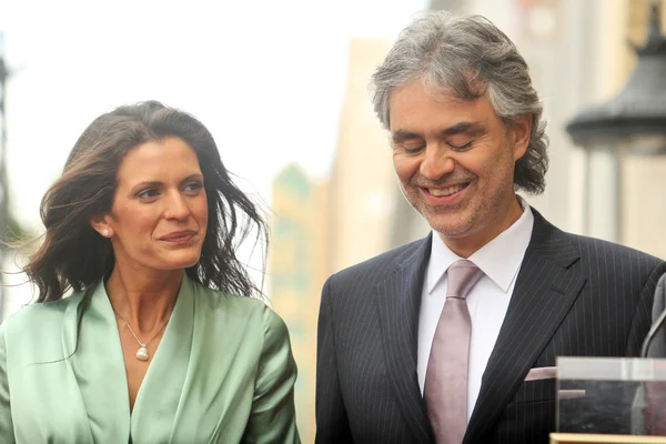 Veronica Berti and Andrea Bocelli — Stock Photo, Image