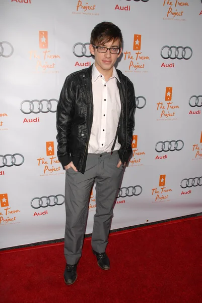 Kevin McHale al dodicesimo anniversario del Trevor Project, Wiltern Theater, Los Angeles, CA. 12-06-09 — Foto Stock