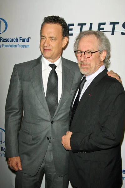 Tom Hanks e Steven Spielberg — Fotografia de Stock