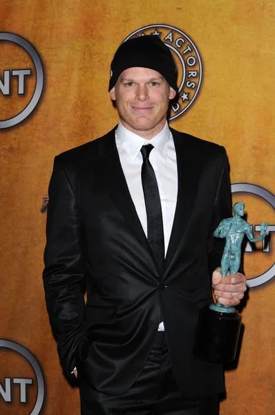 Michael C. Hall at the 16th Annual Screen Actors Guild Awards Press Room, Shrine Auditorium, Los Angeles, CA. 01-23-10 — Stock Photo, Image