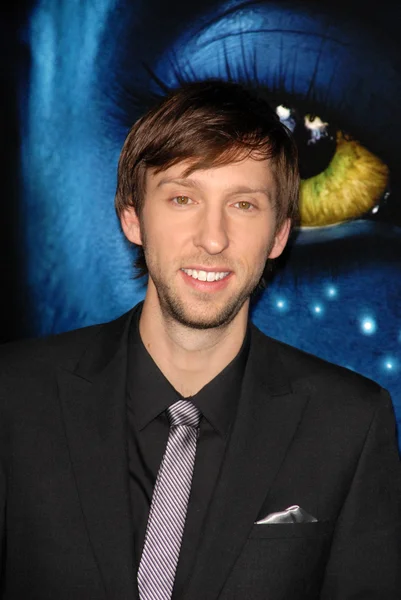 Joel David Moore no Los Angeles Premiere of 'Avatar', Chinese Theater, Hollywood, CA. 12-16-09 — Fotografia de Stock