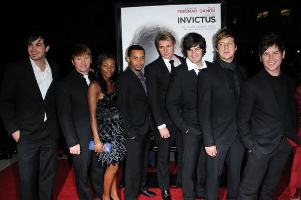 OverTones at the "Invictus" Los Angeles Premiere, Academy of Motion Picture Arts and Sciences, Beverly Hills, CA. 12-03-09 — Stock Photo, Image