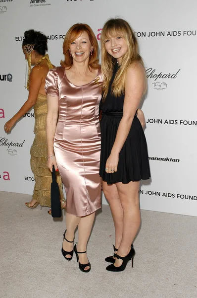 Frances Fisher and Francesca Fisher-Eastwood — Stock Photo, Image