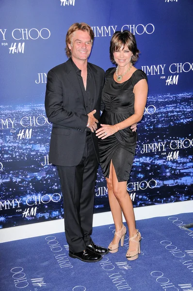 Harry hamlin en lisa rinna — Stockfoto