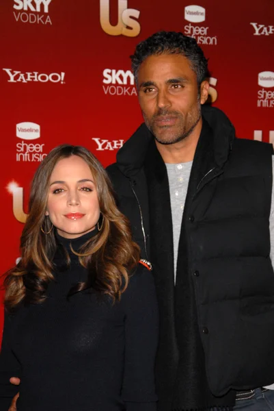 Eliza Dushku and Rick Fox at the Us Weekly Hot Hollywood Style 2009 party, Voyeur, West Hollywood, CA. 11-18-09 — Stok fotoğraf