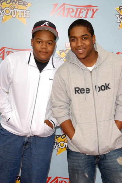 Chris e Kyle Massey — Fotografia de Stock