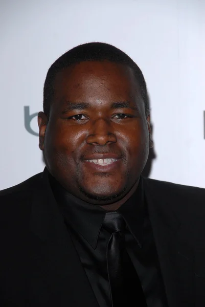 Quinton Aaron at the Hollywood Reporter's Nominee's Night at the Mayor's Residence, presented by Bing and MSN, Private Location, Los Angeles, CA. 03-04-10 — Stock Photo, Image