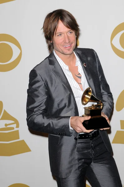 Keith Urban at the 52nd Annual Grammy Awards, Press Room, Staples Center, Los Angeles, CA. 01-31-10 — Stock Photo, Image