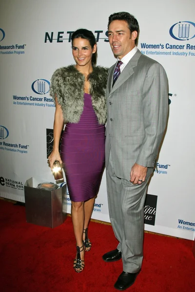 Angie Harmon, Jason Sehorn — Zdjęcie stockowe