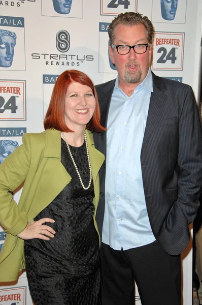 Kate Flannery and Chris Haston — Stock Photo, Image