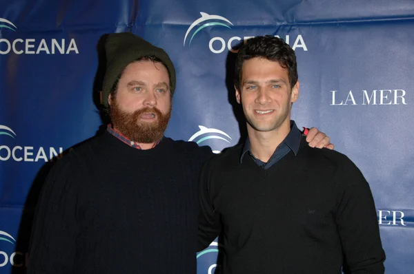 Zach Galifianakis e Justin Bartha — Fotografia de Stock