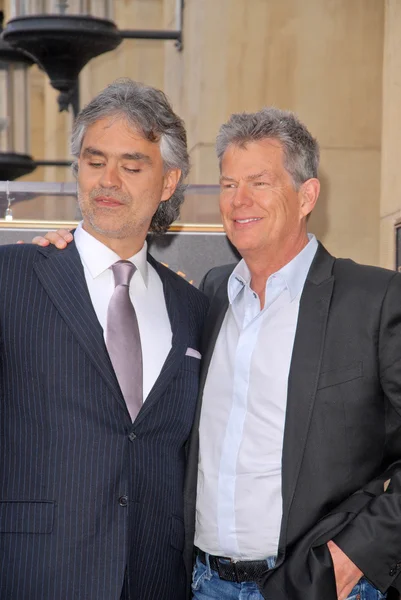 Andrea bocelli, david pfleger — Stockfoto