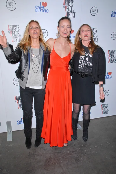 Maria Bello, Olivia Wilde i Diane Lane — Zdjęcie stockowe