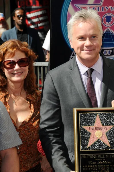 Susan sarandon och tim robbins — Stockfoto