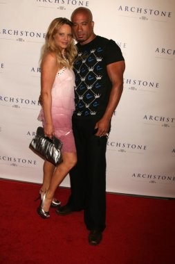 Christine Marcello and Dorian Gregory at a Private Party for The Dove Studio, hosted by Archstone. Archstone, Santa Monica, CA. 06-27-09