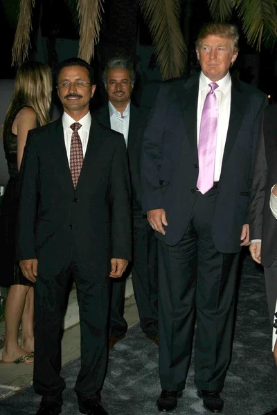 Hans excellens sultan ahmed bin sulayem och donald trump — Stockfoto