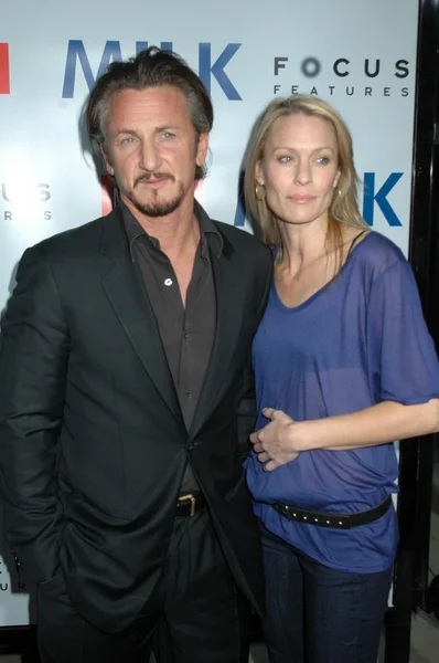 Sean Penn and Robin Wright Penn — Stock Photo, Image