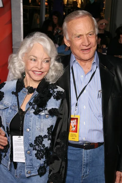 Buzz Aldrin and wife Lois — Stock Photo, Image