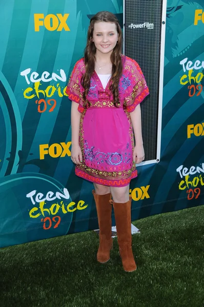 Abigail Breslin at the Teen Choice Awards 2009. Gibson Amphitheatre, Universal City, CA. 08-09-09 — Stock Photo, Image