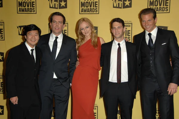 Ken Jeong, Ed Helms, Heather Graham, Justin Bartha and Bradley Cooper — Stock Photo, Image