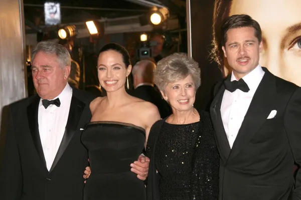 Angelina Jolie, Brad Pitt — Foto de Stock