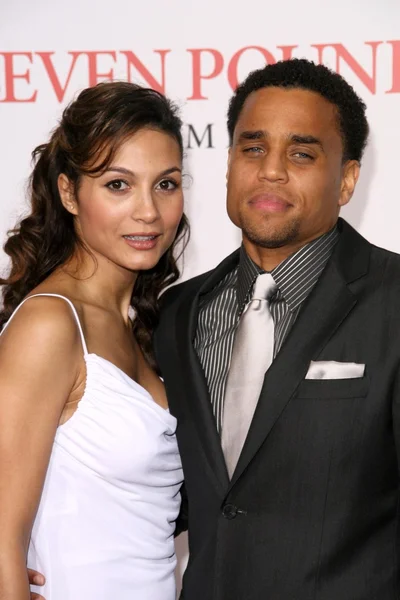 Mirrem Hassler and Michael Ealy — 图库照片
