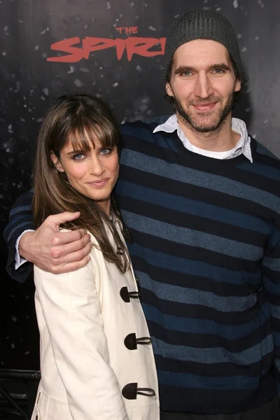 Amanda Peet, David Benioff — Foto de Stock