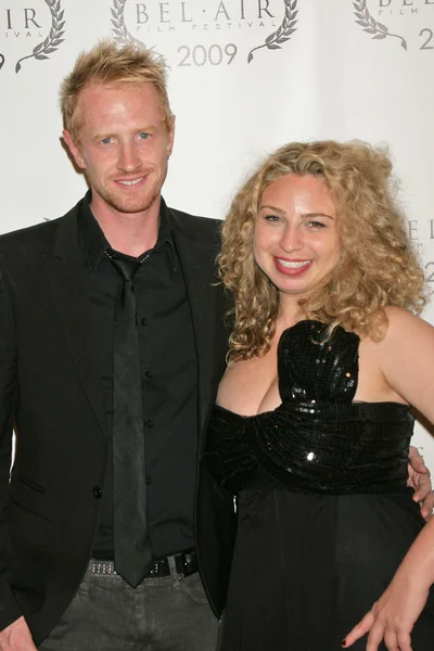 Clinton Wallace and Darren Darnborough at the Opening Night of Bel Air Film Festival, UCLA James Bridges Theatre, Los Angeles, CA. 11-13-09 — Stock Photo, Image