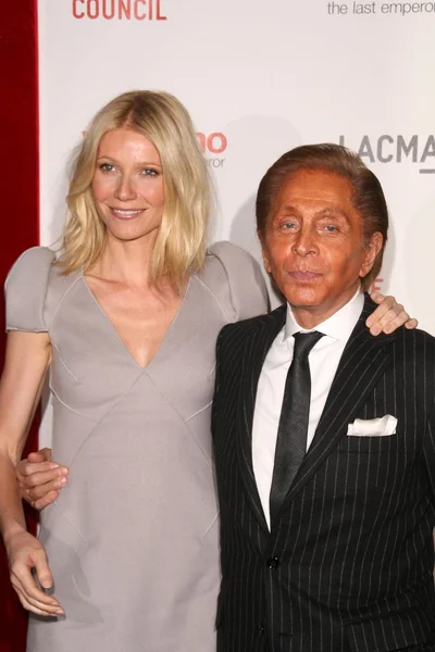 Gwyneth Paltrow y Valentino Garavani — Foto de Stock