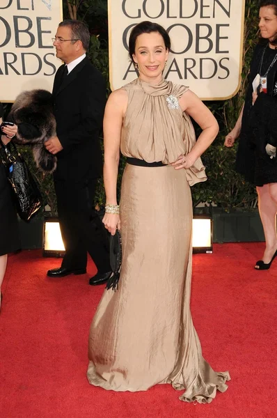 Kristin Scott Thomas at the 66th Annual Golden Globe Awards. Beverly Hilton Hotel, Beverly Hills, CA. 01-11-09 — 图库照片