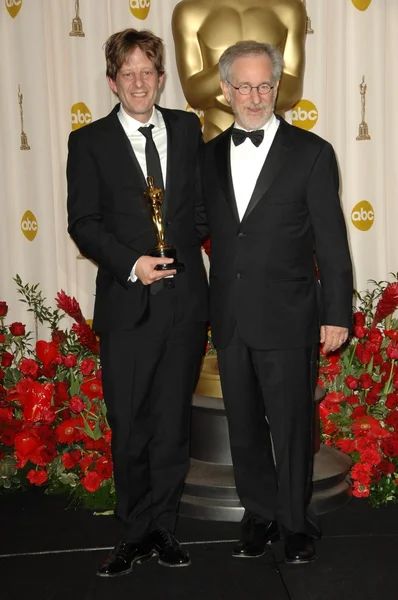 Christian Colson and Steven Spielberg — Stock Photo, Image