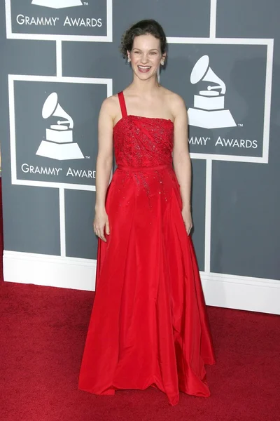 Hilary Hahn bei der 51. Verleihung der Grammys. Grundnahrungsmittel Zentrum, los angeles, ca. 08-02-09 — Stockfoto