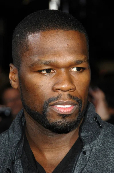 50 Cent at the Twilight Saga, New Moon Los Angeles Premiere, Mann Village Theatre, Westwood, Ca. 11-16-09 — стоковое фото
