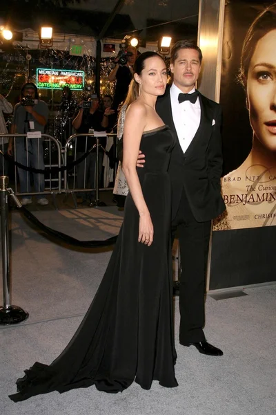 Angelina Jolie og Brad Pitt - Stock-foto
