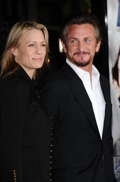 Robin wright i sean penn — Zdjęcie stockowe