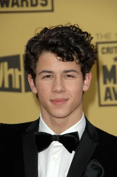 Nick Jonas no 15th Annual Critic 's Choice Awards, Hollywood Palladium, Hollywood, CA. 01-15-10 — Fotografia de Stock